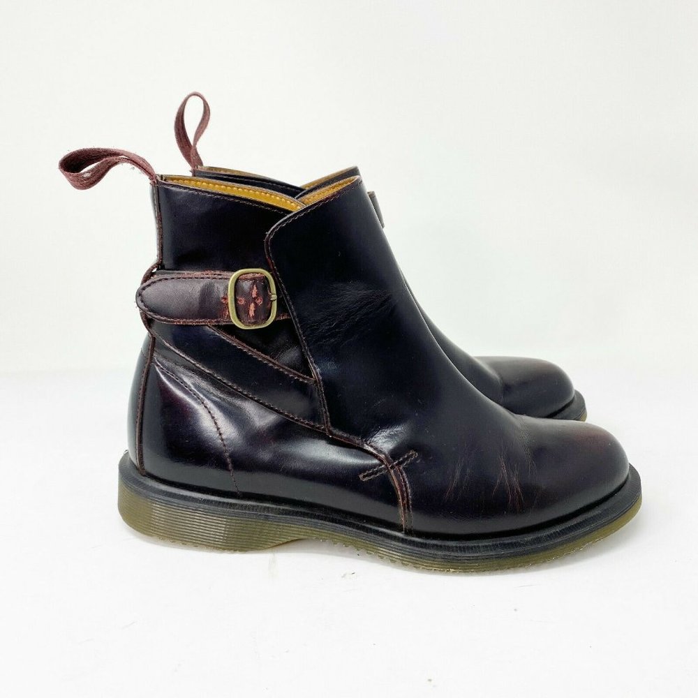 Dr Martens Teresa Womens Cherry Red Ankle Boots 6